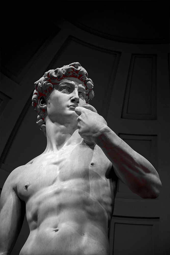 Rzeźba Dawida we Florencji
