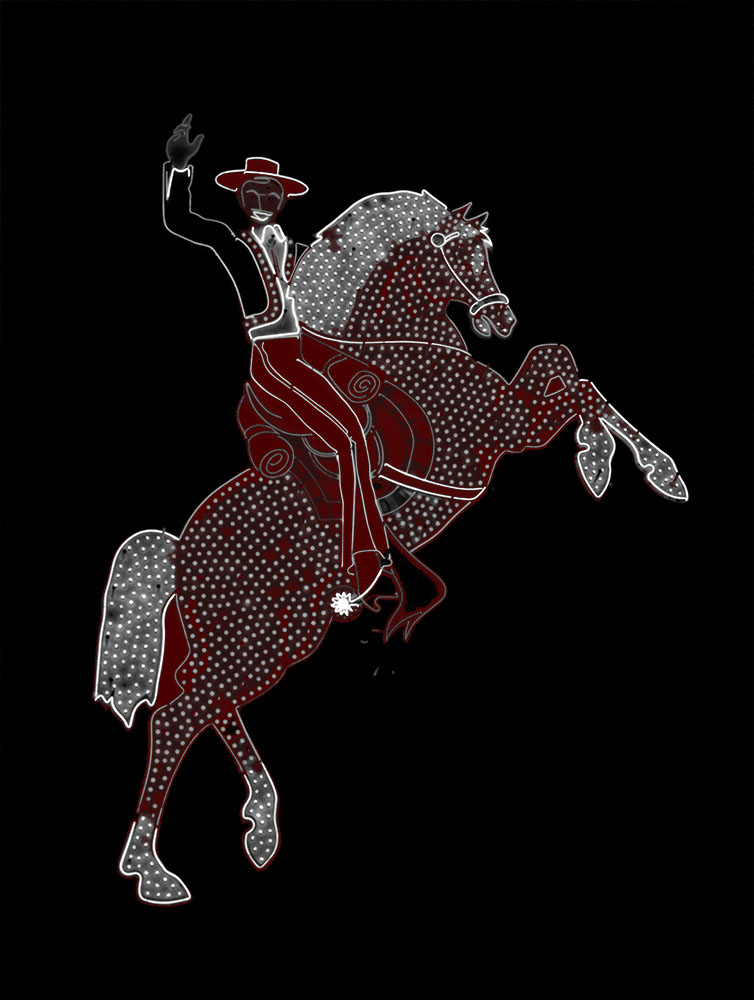 Jezdziec na koniu